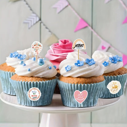 500pcs Inspirational Verse Faith Stickers Roll