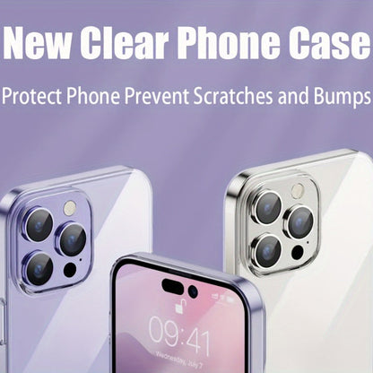 Transparent Phone Case For iPhone 15 11 12 13 14 Pro Max Soft TPU Silicone