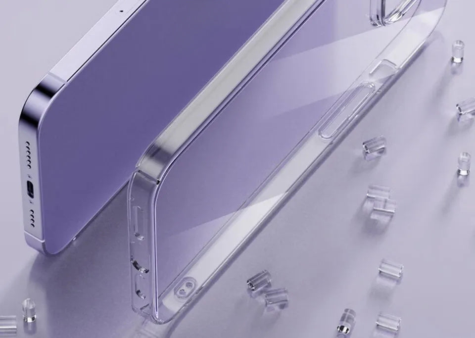 Transparent Phone Case For iPhone 15 11 12 13 14 Pro Max Soft TPU Silicone