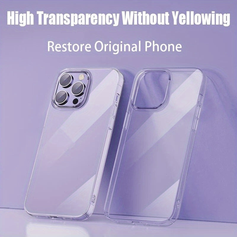 Transparent Phone Case For iPhone 15 11 12 13 14 Pro Max Soft TPU Silicone