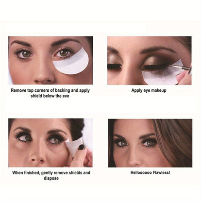 50pcs Lint-Free Eyeliner Shields