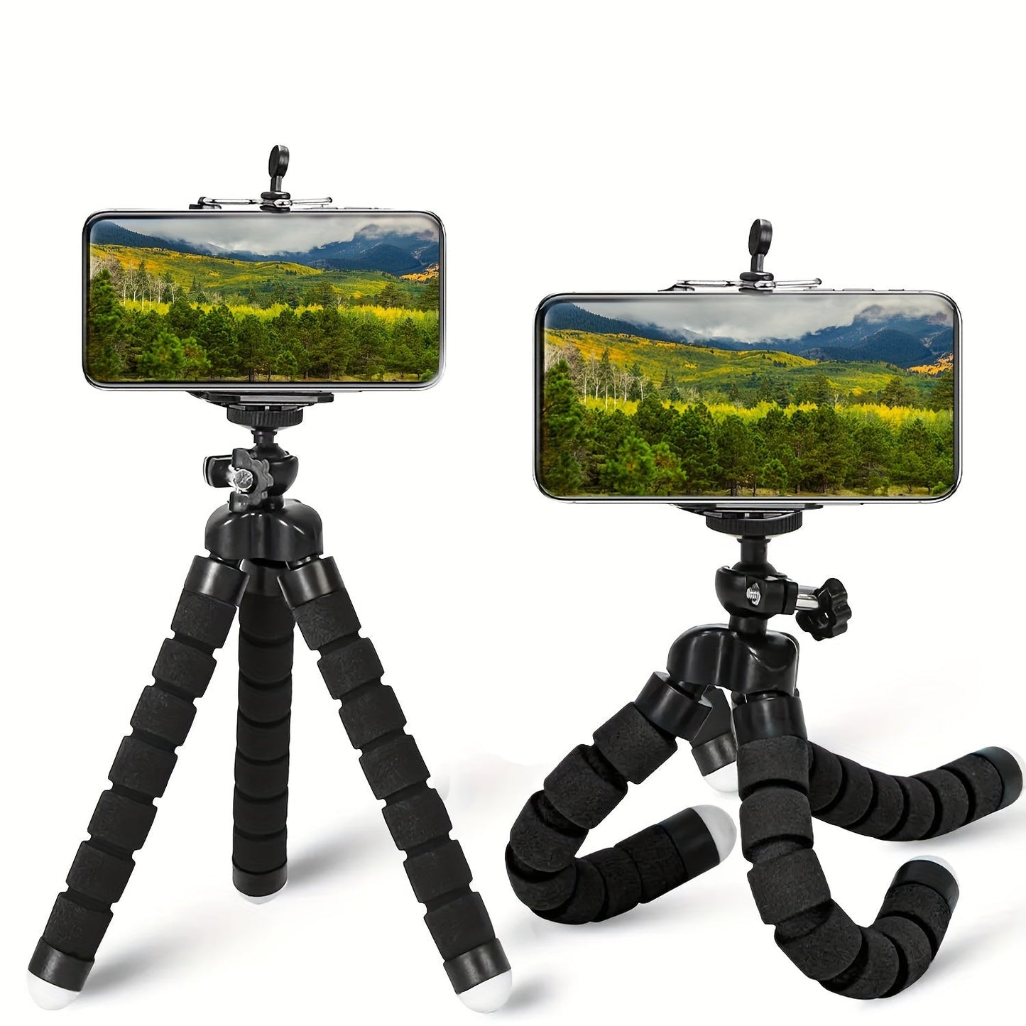 Flexible Octopus Tripod Stand with 360° Rotating Ball Head