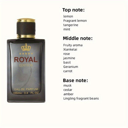 1pc, 3.38oz Eau De Parfum For Men