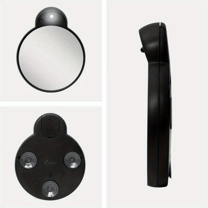 LED Lighted Compact Makeup Mirror with 10X Magnification