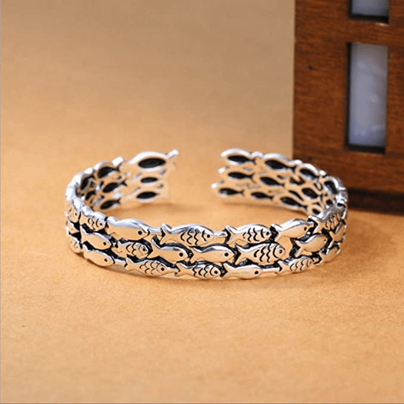 Keep on Swimming Fish Bangle