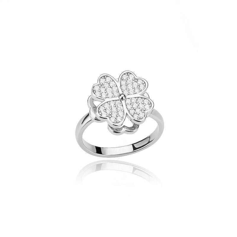 Calming Clover Fidget Ring
