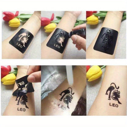 Temporary Tattoo Ink And Stencils