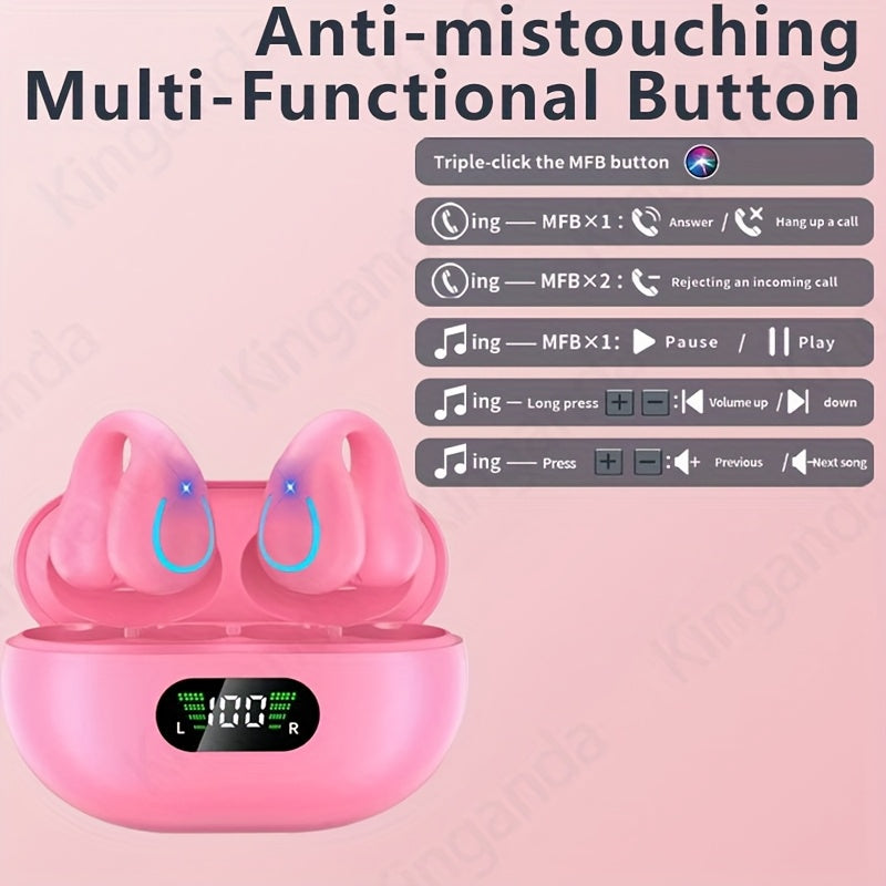 Wireless Open Ear Clip Earbuds