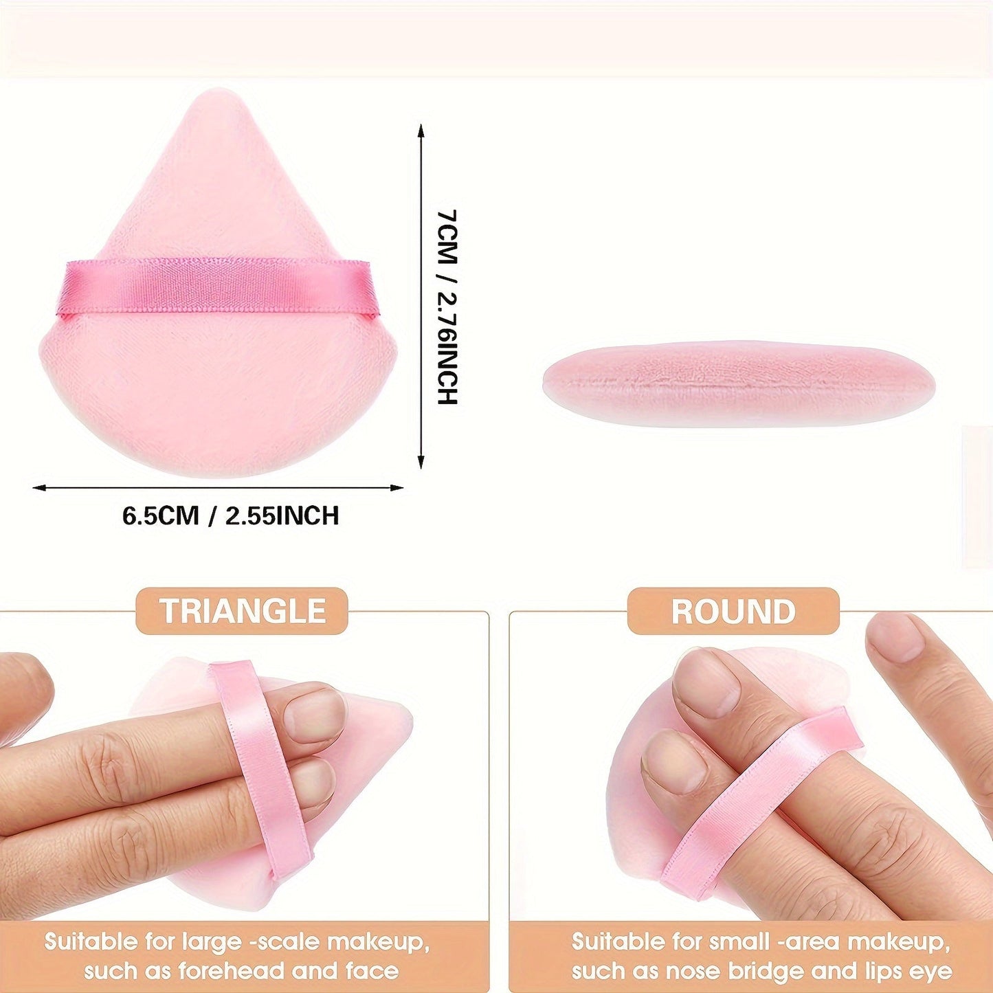 12pcs Premium Makeup Sponges Set - Cotton Pads