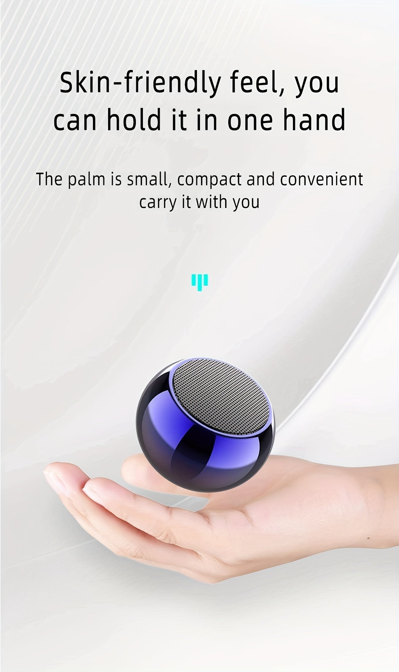 Small Steel Cannon: Portable Music Player Mini M3 Wireless Speaker with Subwoofer for HD Surround Sound