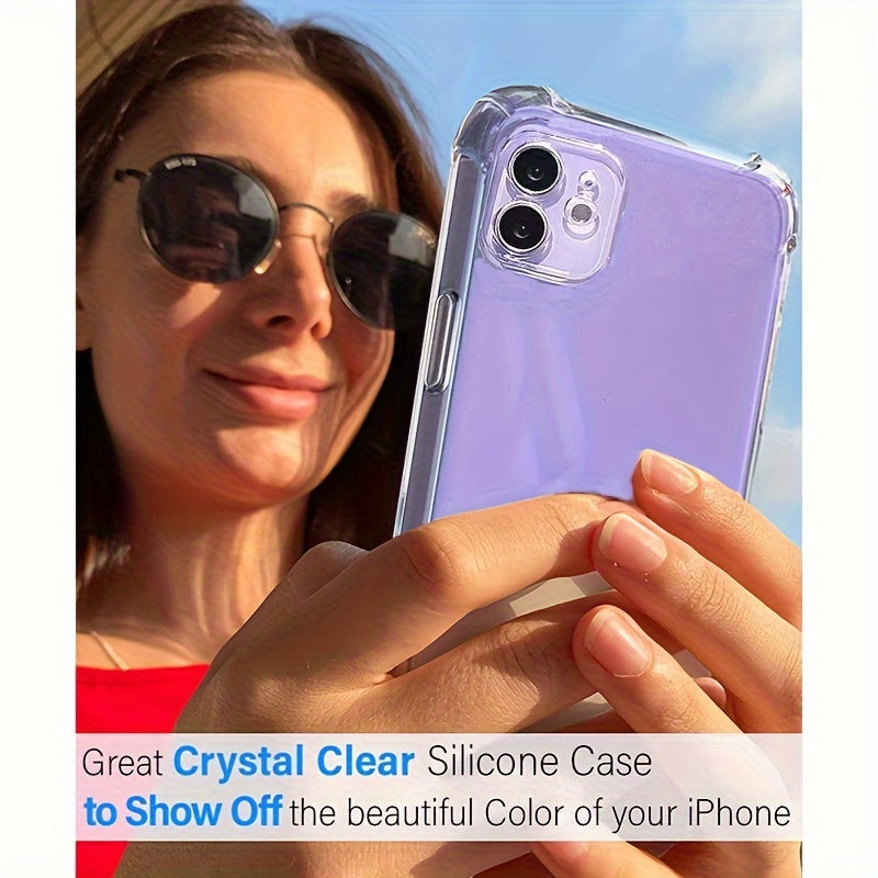 Clear Shockproof Silicone Phone Case