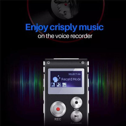 1pc Digital Voice Recorder - 8GB Mini Audio Recorder with MP3 Player Compatibility, One-Click Recording, 20 Hours Playtime, Built-in Microphone