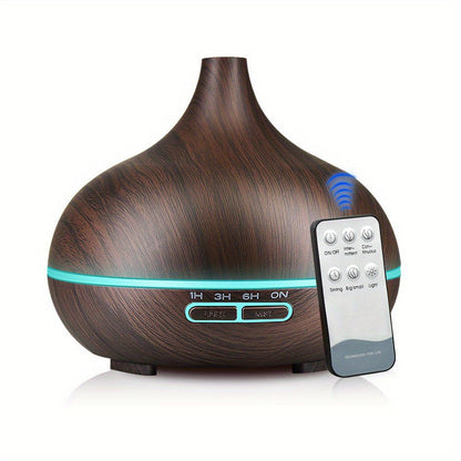 USB-Powered 18.6Oz Essential Oil Diffuser with Remote Control