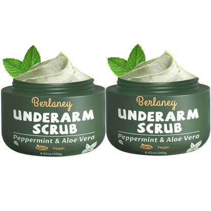 Armpit And Body Scrub - Rich In Walnut, Aloe And Peppermint Extracts