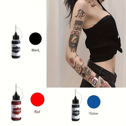 Temporary Tattoo Ink And Stencils