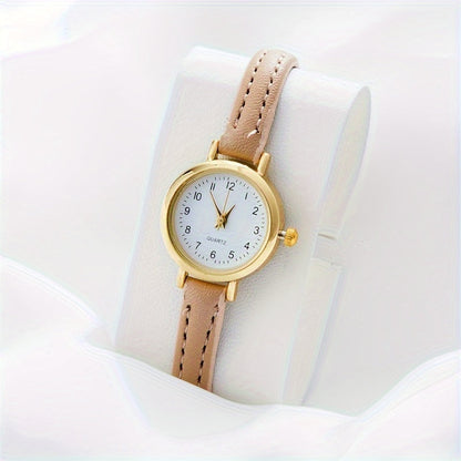 Chic Analog PU Leather Wrist Watch