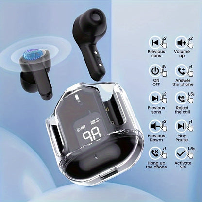 Wireless Transparent ENC Noise Canceling Earbuds