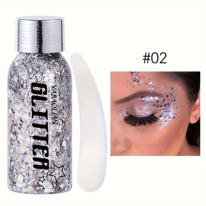 Long Lasting Mermaid Sequins Body Glitter Gel