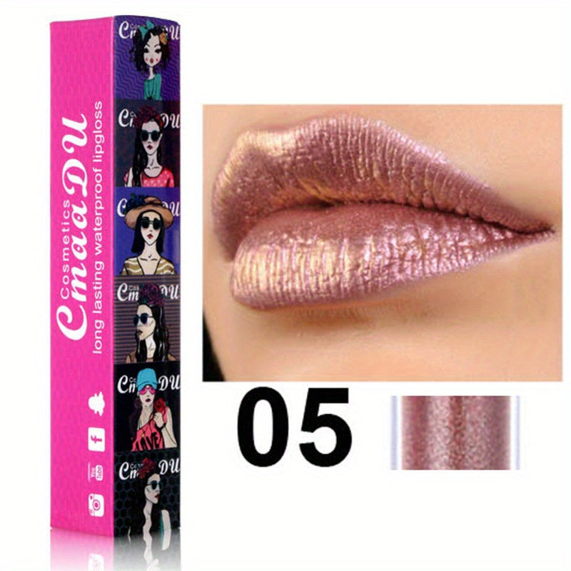 Metallic Shimmer Glitter Finish Lipstick