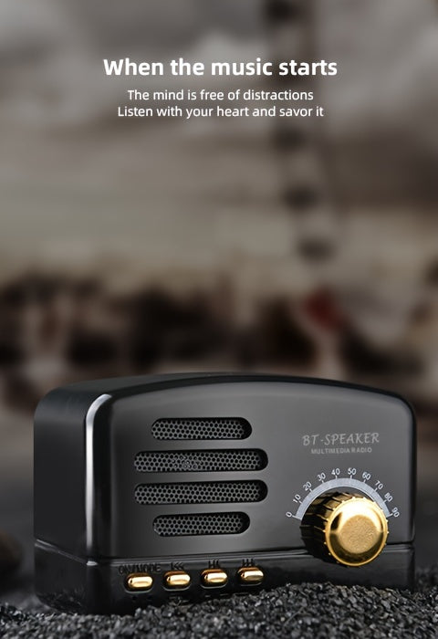 Wireless Portable Speaker Styling High-value Audio Desktop Home Giftable-Multi-color-1PC
