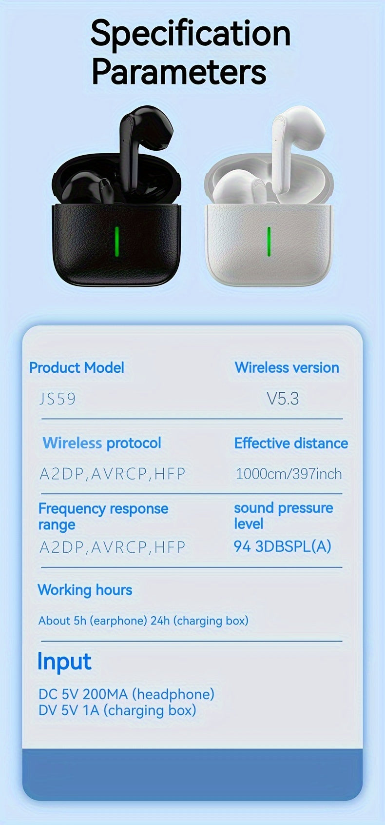 Wireless Sports Earbuds with Noise-Cancelling Mic