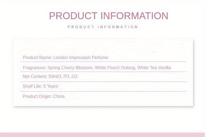 Honey Peach Cherry Blossom Perfume Spray For Women