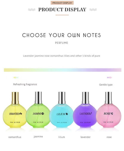 Women's Perfume, Fresh Flower Lasting Fragrance, Romantic Long-Lasting Eau De Parfum