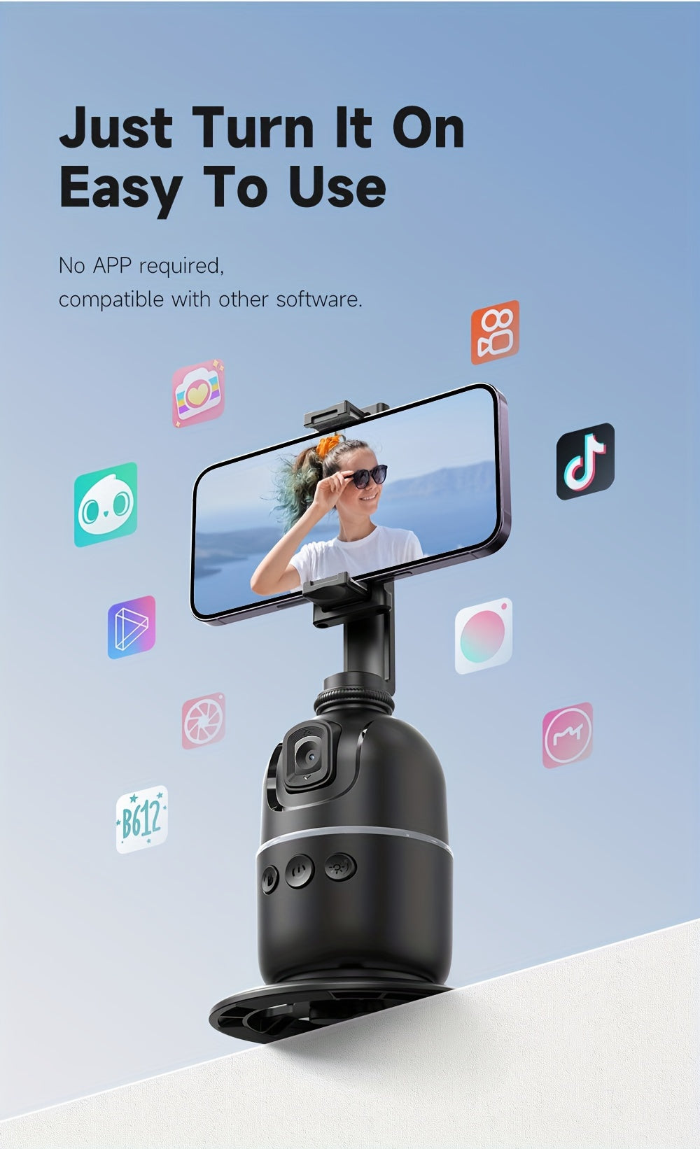 360-Degree Gimbal Tracking Camera
