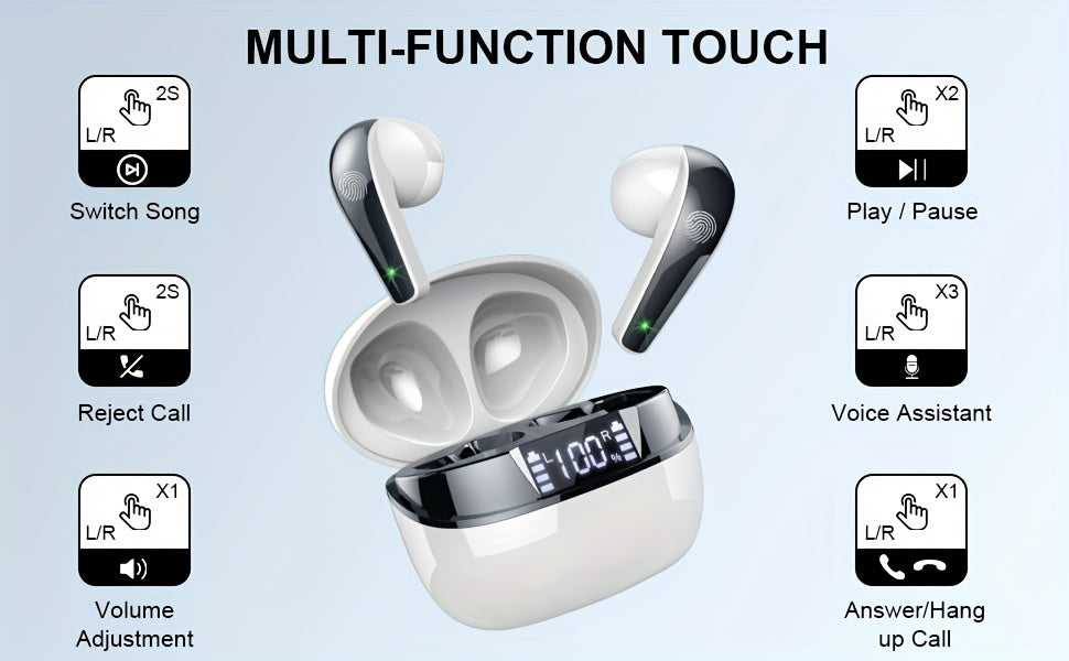 Earphones with 4 ENC Microphones