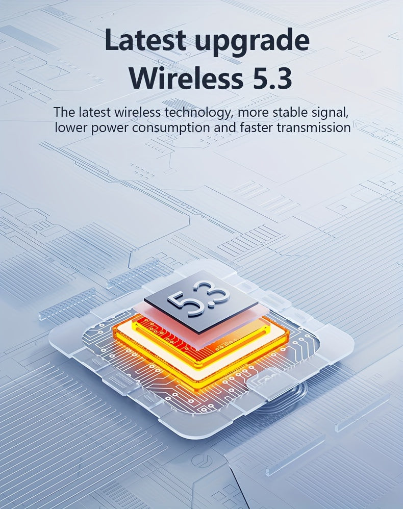 Wireless Sports Earbuds with Noise-Cancelling Mic