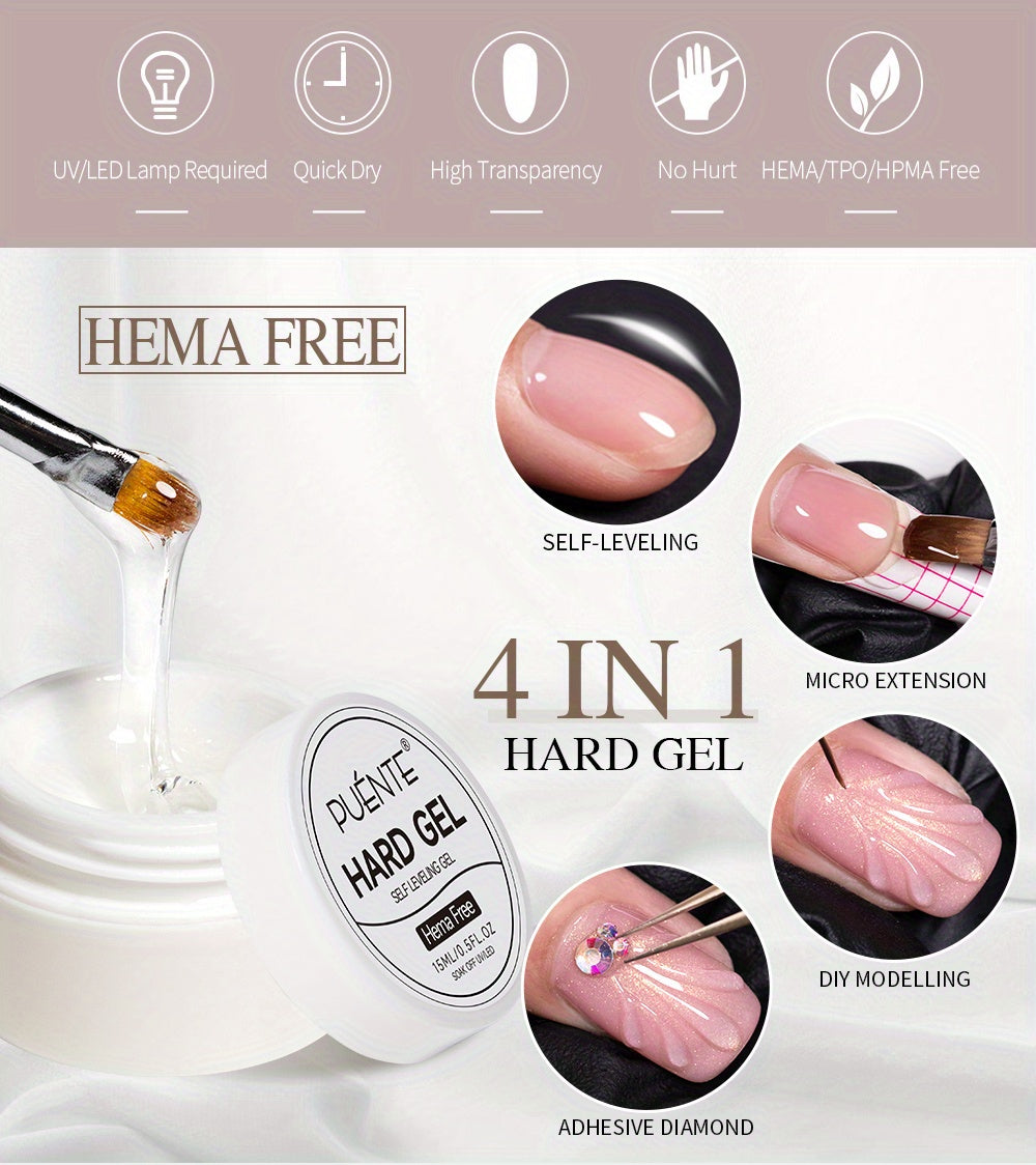 15ML Self-Leveling Gel Nail Polish - Gel Polish
