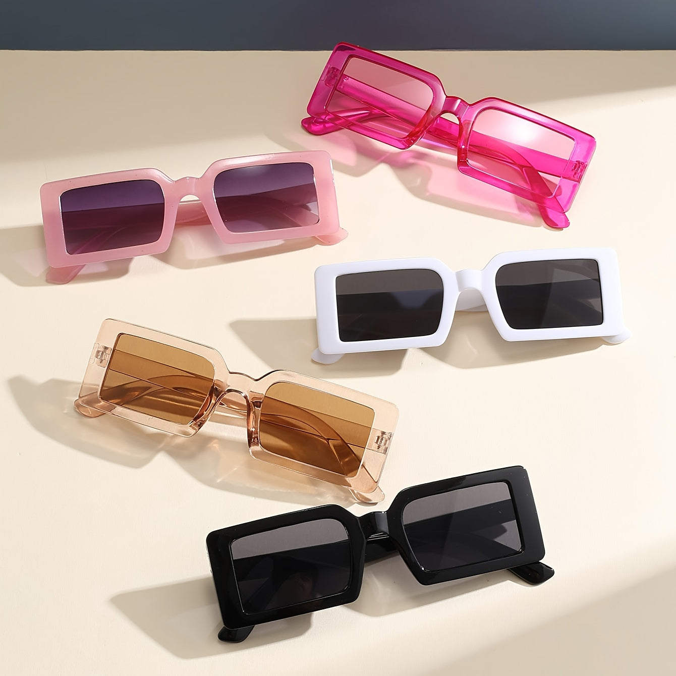 Rectangular Frame Sun Shades 5 Pcs