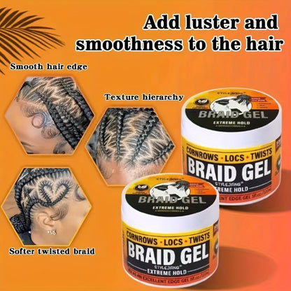 4.06oz Braid Gel with Dual-Sided Brush
