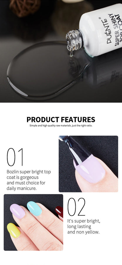 15ML Super Shine Top Coat Gel Nail Polish