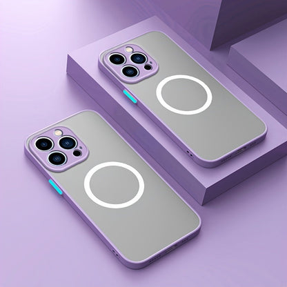 Magsafe Matte Case For iPhone 15 13 14 12 11 Pro Max XS XR X Case
