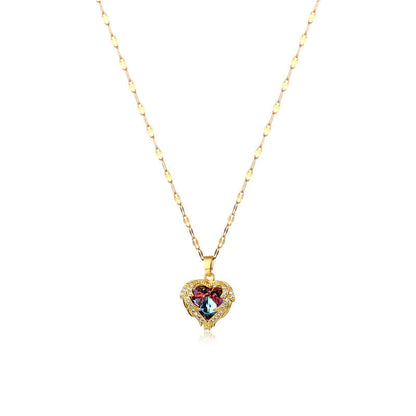 Fantasy Amethyst Heart Necklace