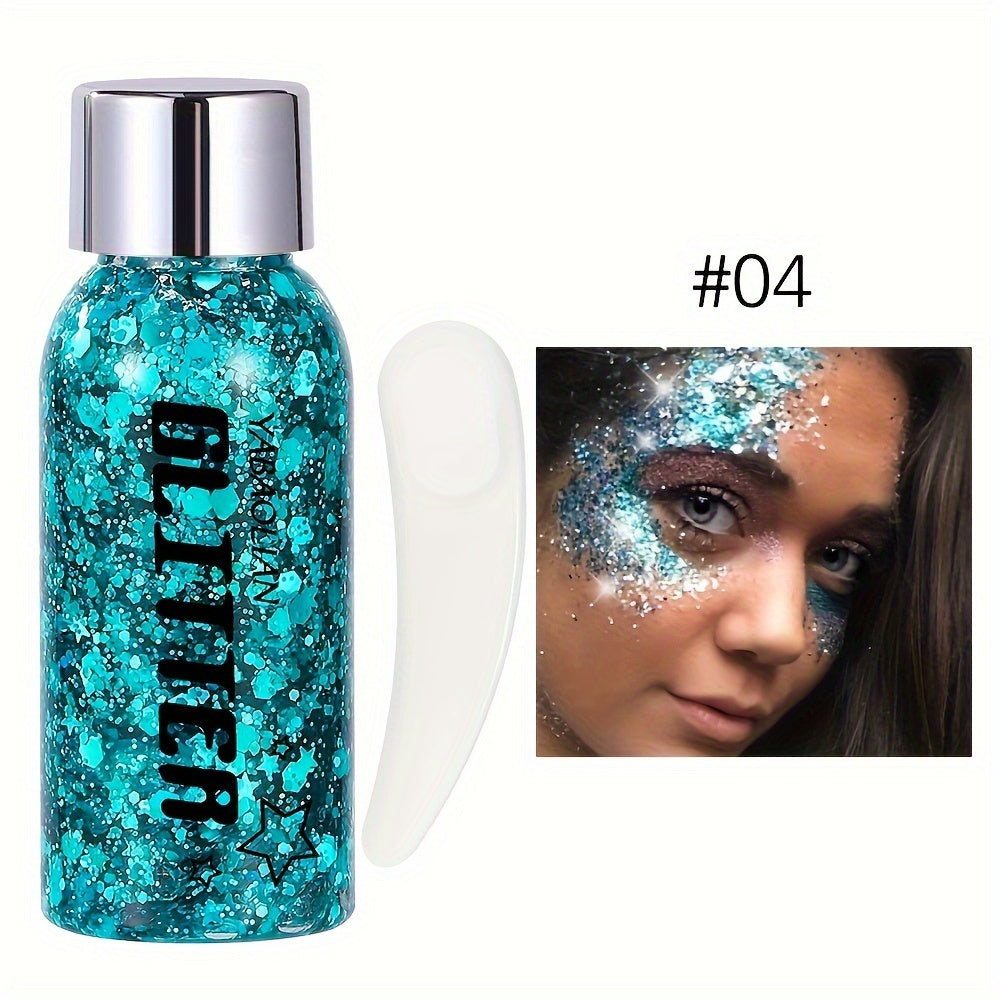 Long Lasting Mermaid Sequins Body Glitter Gel