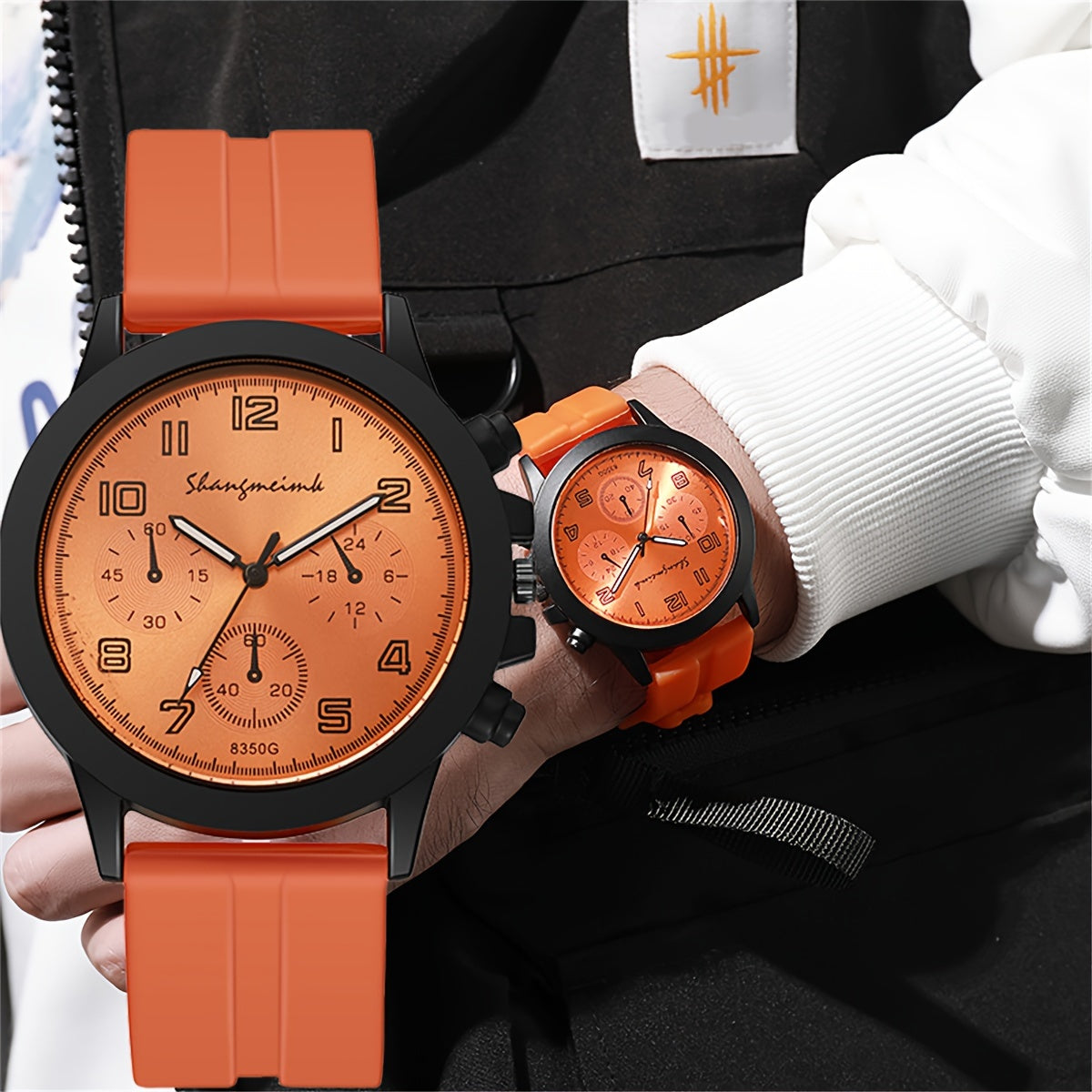 Fashion Business Watch With Silicone Strap