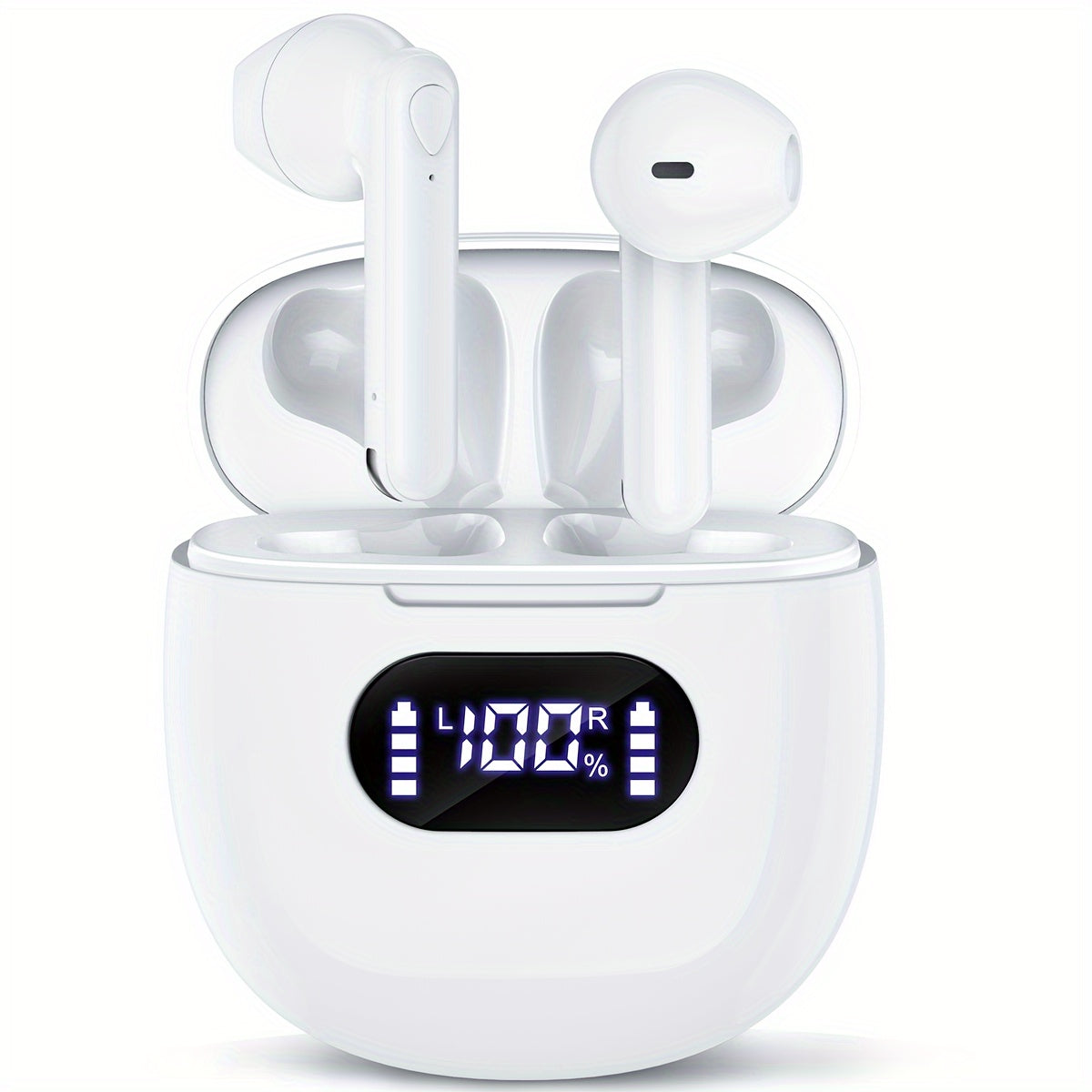 40H Playtime Wireless Earbuds with 5.3 Bass Stereo