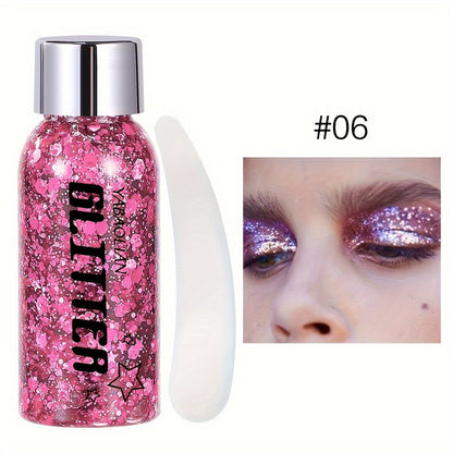 Long Lasting Mermaid Sequins Body Glitter Gel
