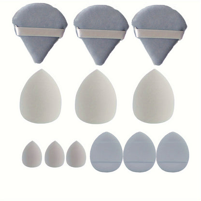 12pcs Premium Makeup Sponges Set - Cotton Pads