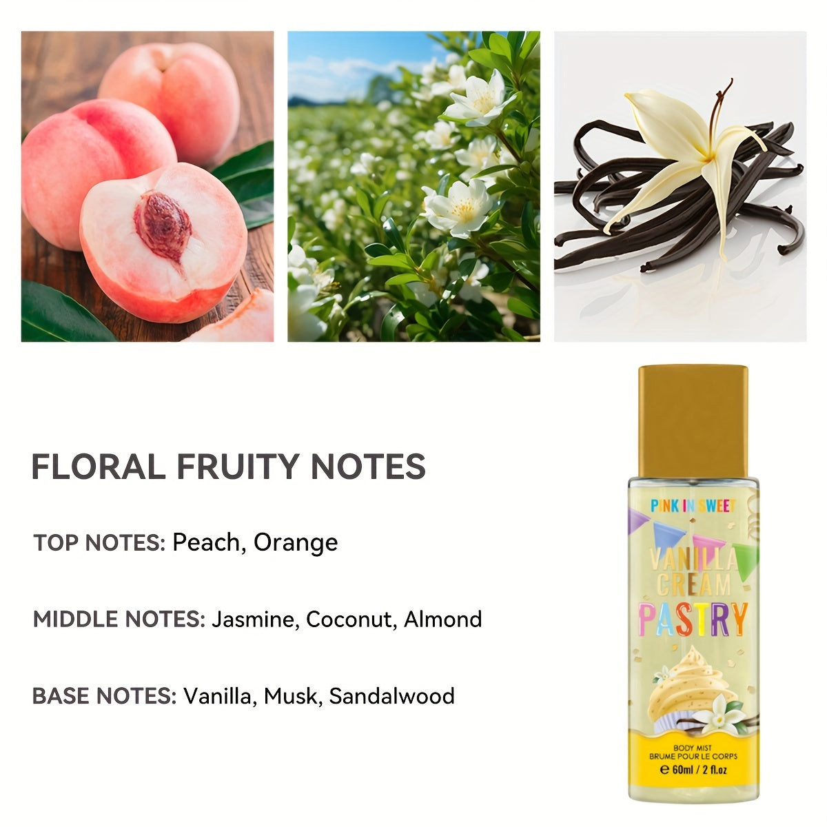 60ml/2 Fl.oz Body Mist For Women