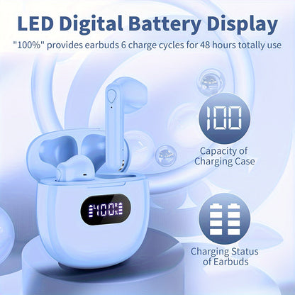 40H Playtime Wireless Earbuds with 5.3 Bass Stereo