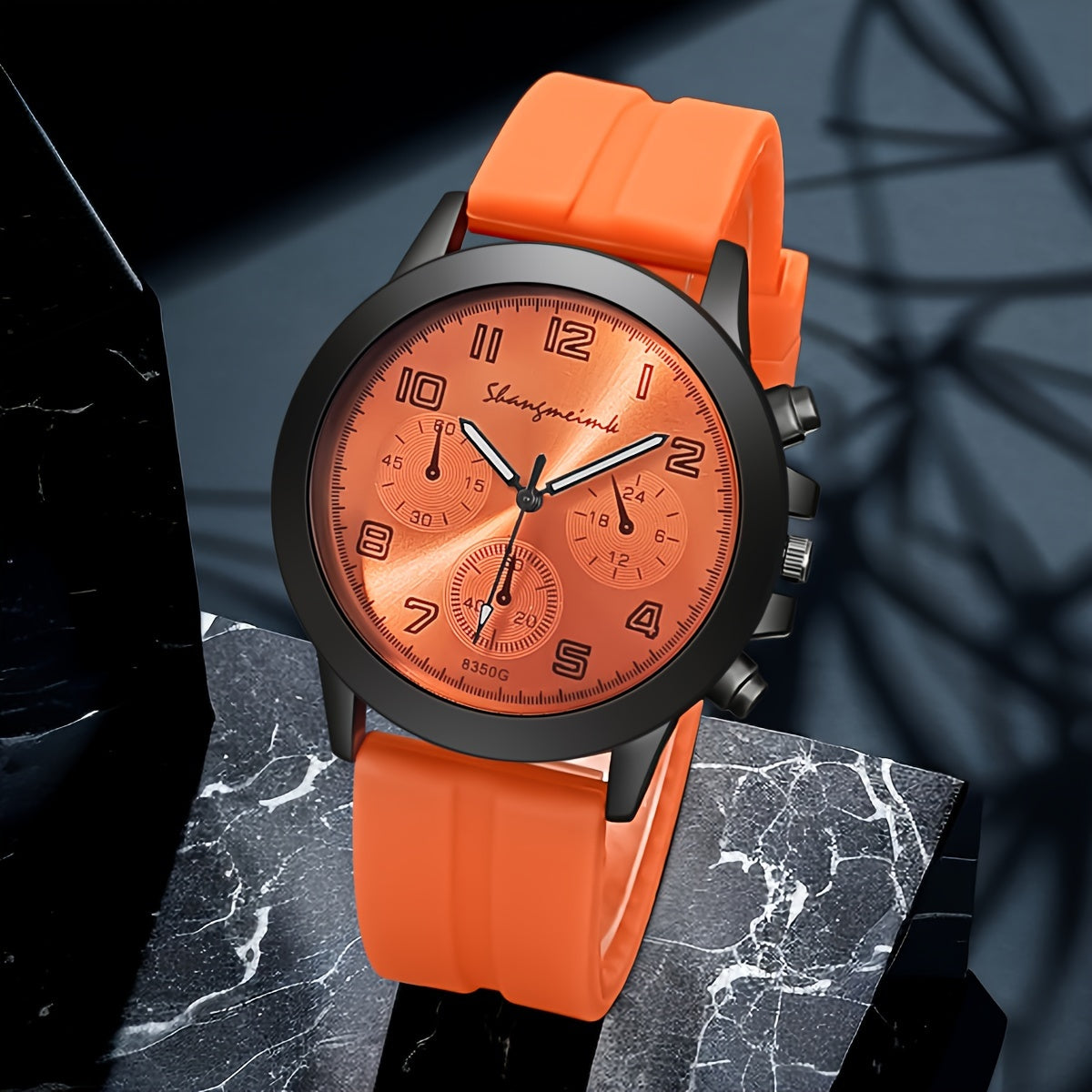 Fashion Business Watch With Silicone Strap