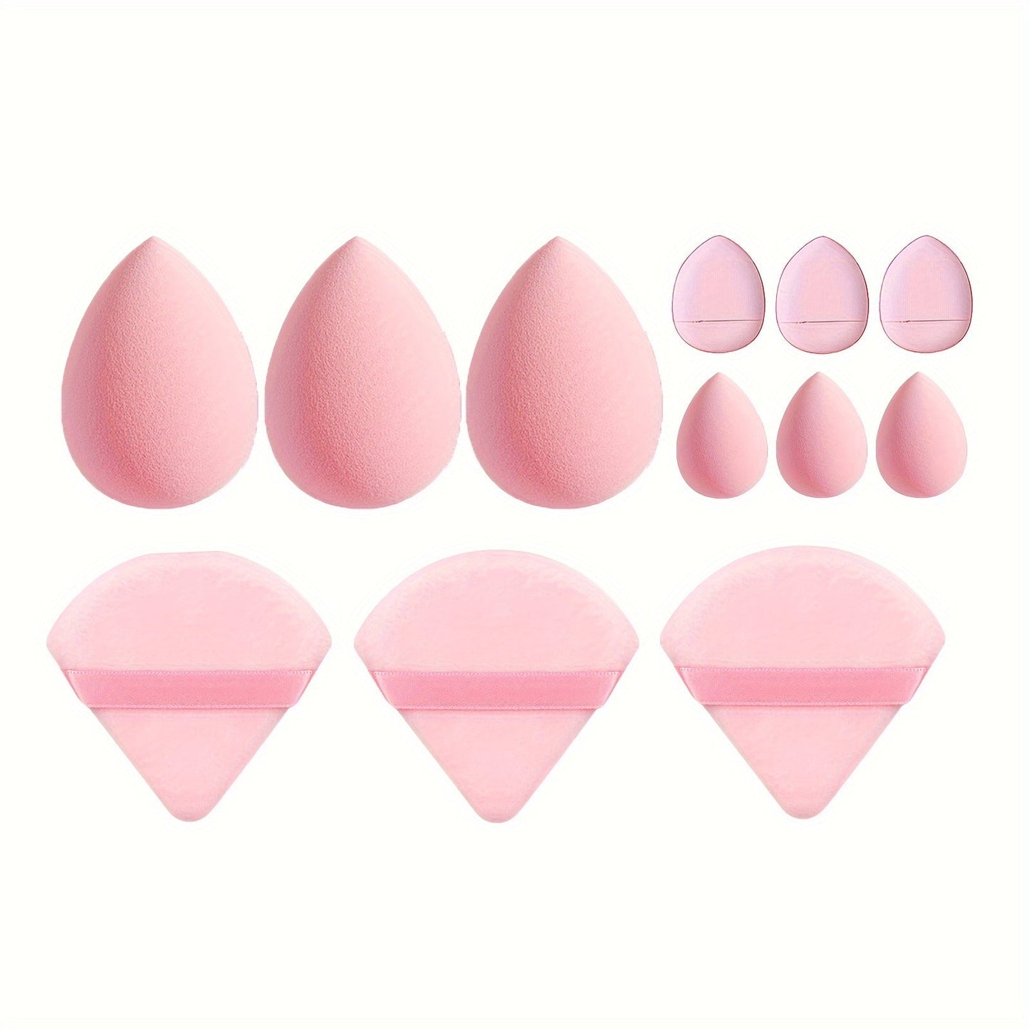 12pcs Premium Makeup Sponges Set - Cotton Pads
