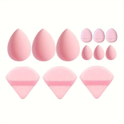 12pcs Premium Makeup Sponges Set - Cotton Pads