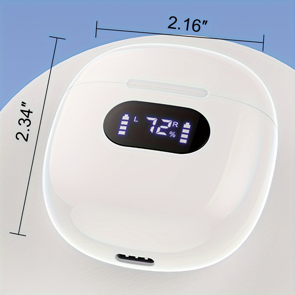 40H Playtime Wireless Earbuds with 5.3 Bass Stereo