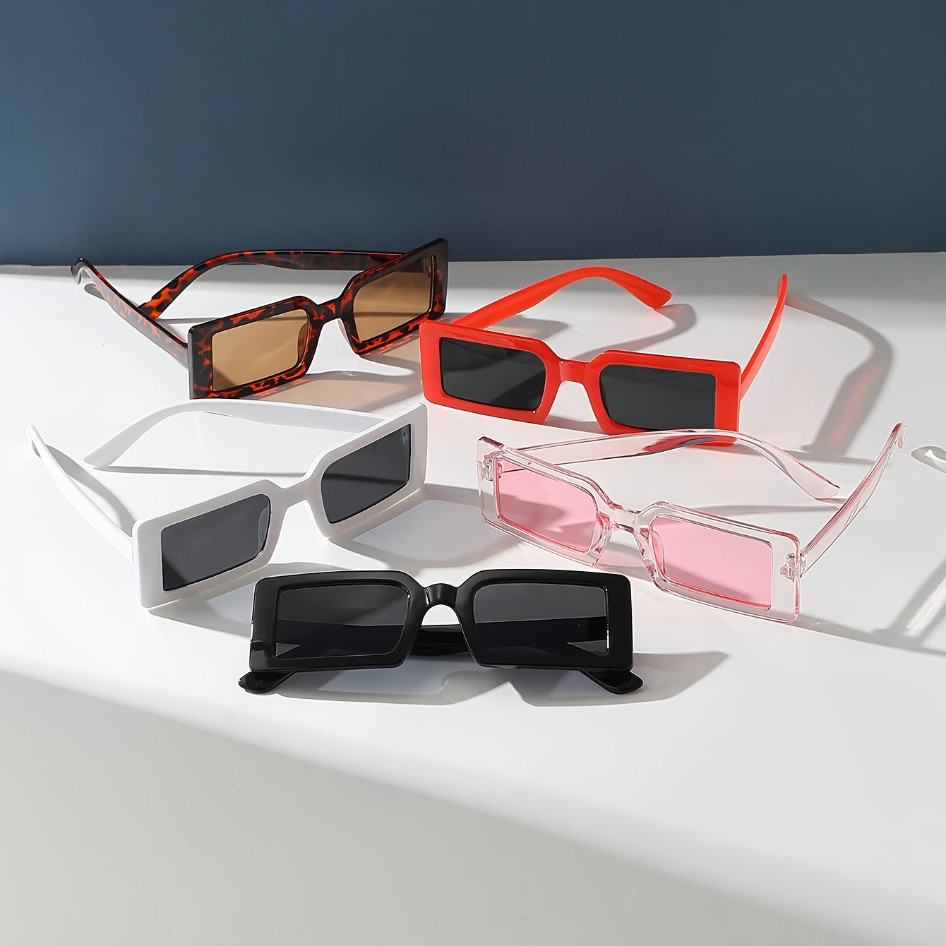 Rectangular Frame Sun Shades 5 Pcs