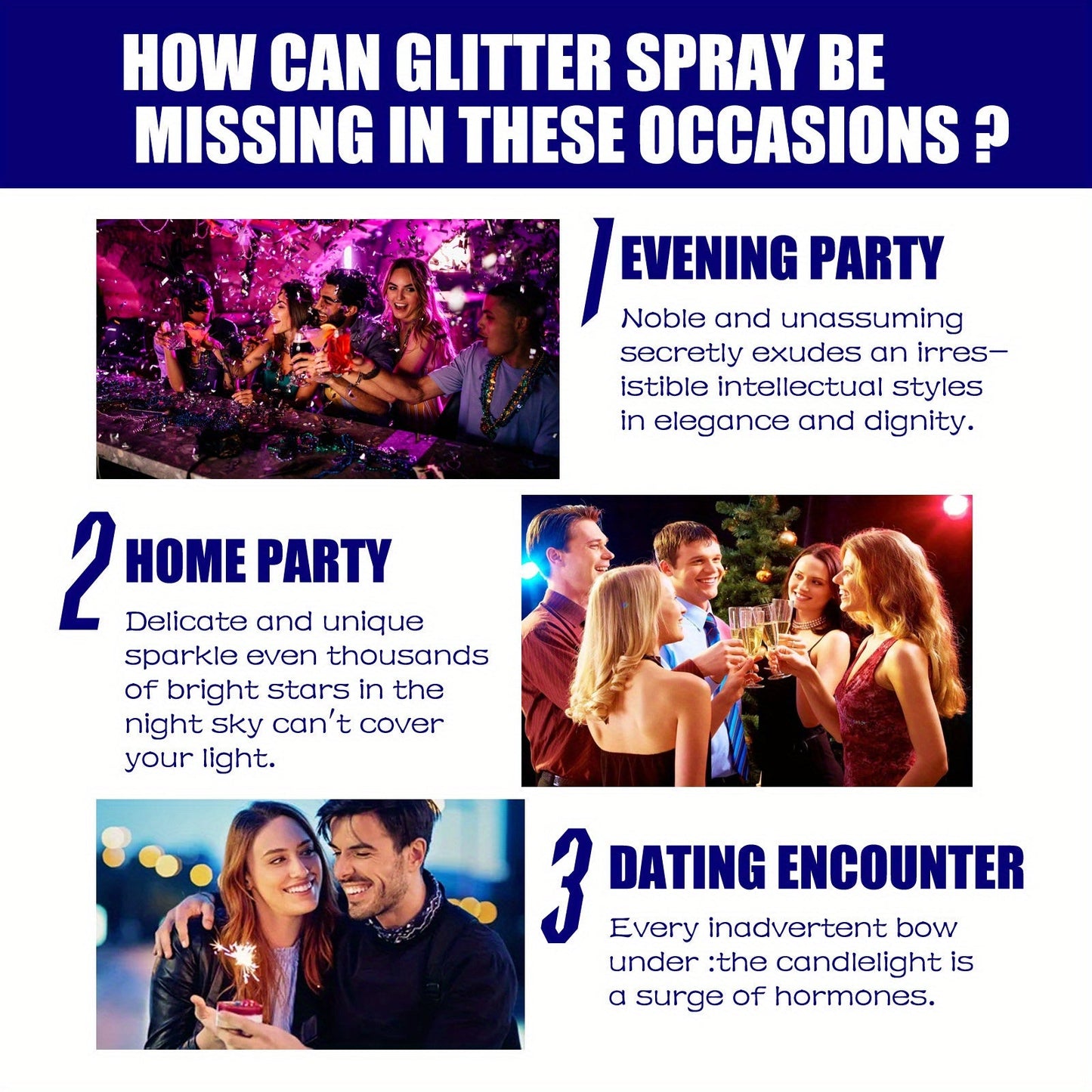1PCS Glitter Spray Shimmer Silver