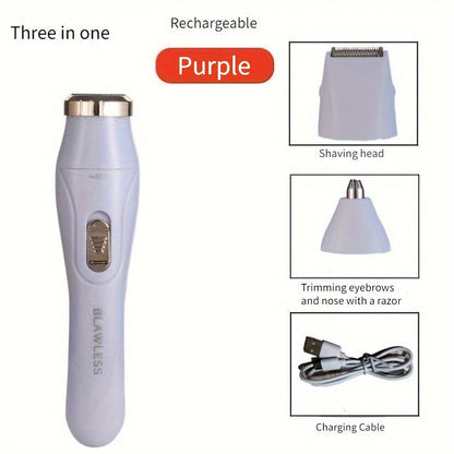 3-in-1 Electric Hair Removal Kit For Women